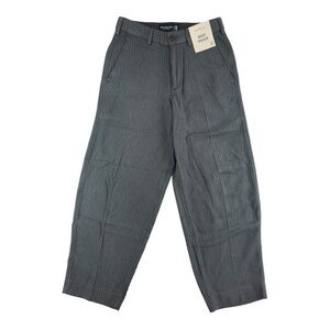 Abercrombie & Fitch Baggy Trousers Gray StripePants Men’s Size 28x30 $90 NWT